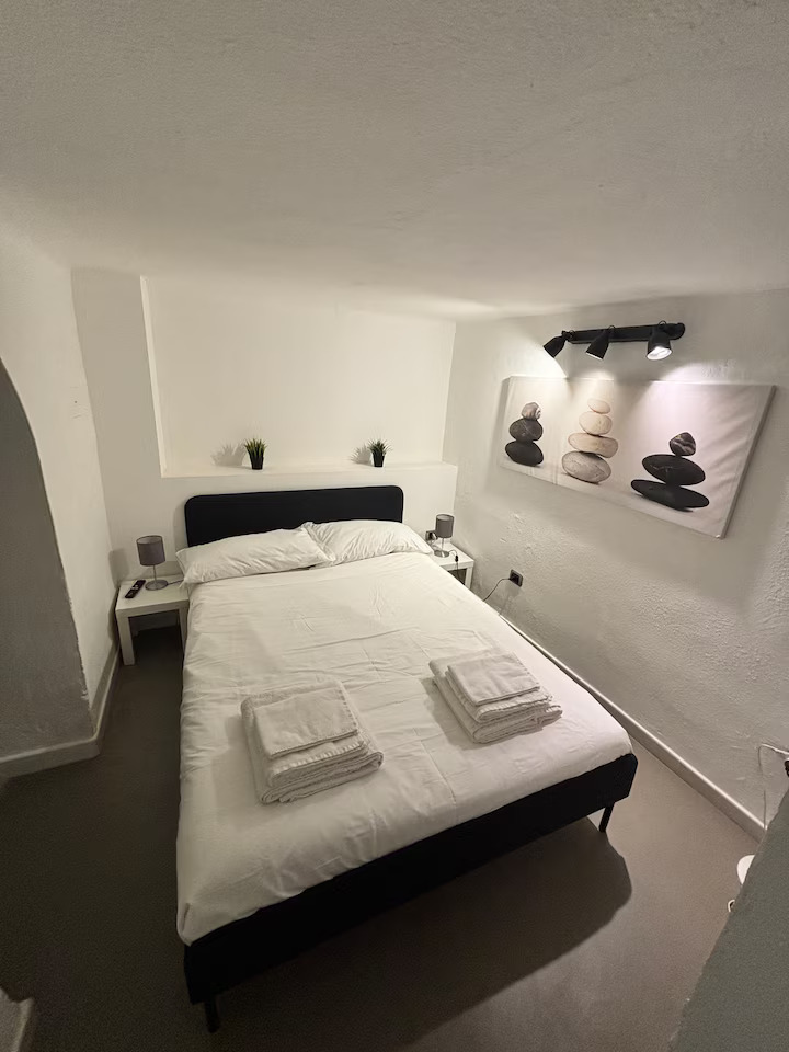 Zona letto dell'appartamento